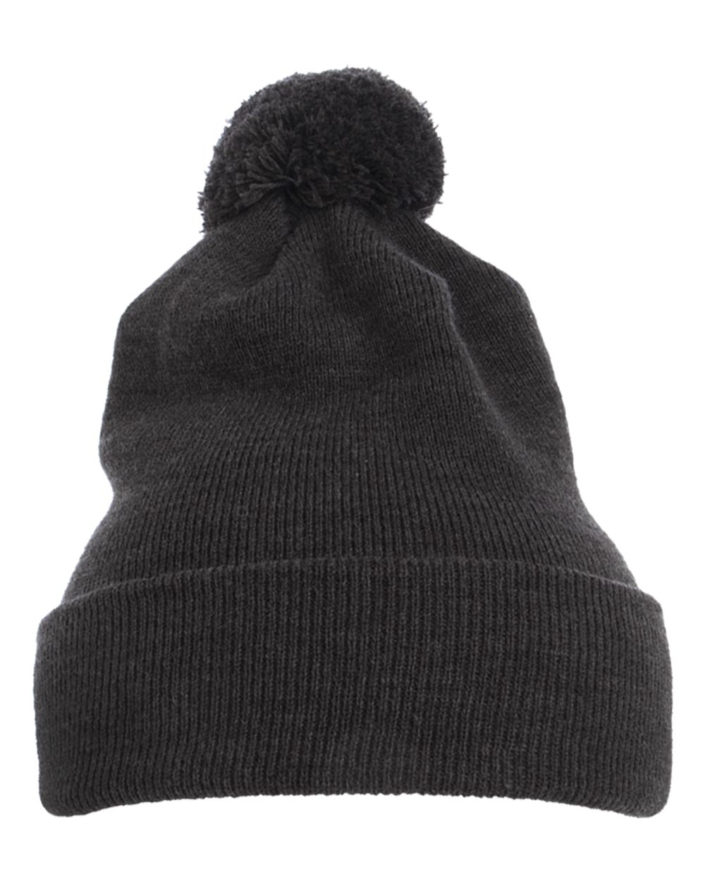 YP Classics 1501P Pom-Pom Cuffed Knit Beanie