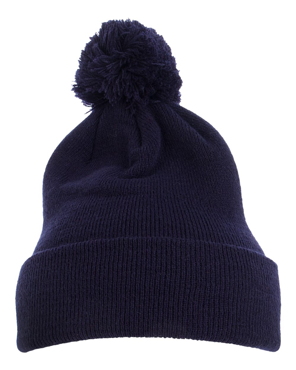 YP Classics 1501P Pom-Pom Cuffed Knit Beanie