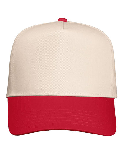 Valucap 8869 Five-Panel Twill Cap