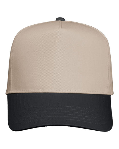 Valucap 8869 Five-Panel Twill Cap