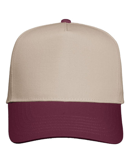Valucap 8869 Five-Panel Twill Cap