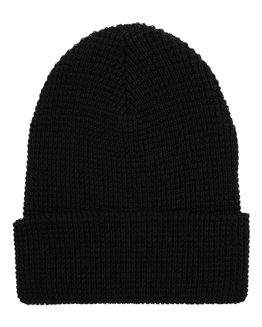 YP Classics 2501KC Waffle Cuffed Knit Beanie