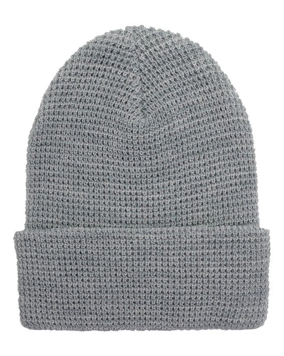 YP Classics 2501KC Waffle Cuffed Knit Beanie