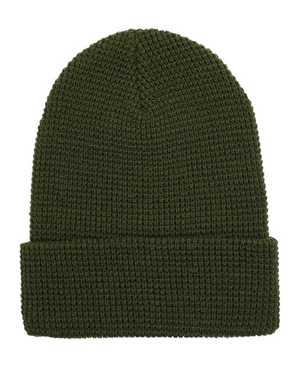 YP Classics 2501KC Waffle Cuffed Knit Beanie