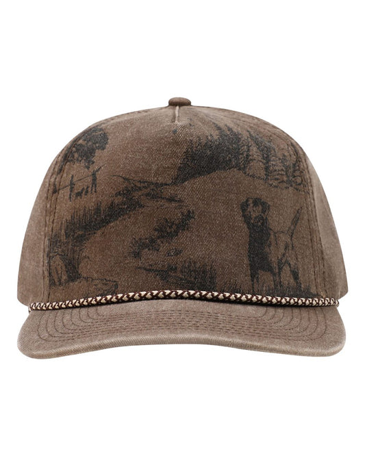 DRI DUCK 3336 Lab Nature Scene Cap