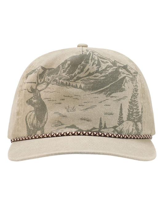 DRI DUCK 3338 Elk Nature Scene Cap