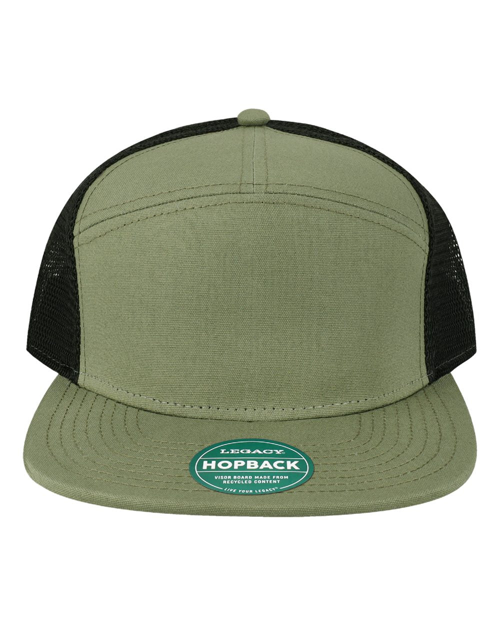 LEGACY H7FB Hopback Seven-Panel Trucker Cap