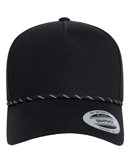 YP Classics 5079BD Retro Cotton Blend Five-Panel Rope Cap