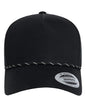 YP Classics 5079BD Retro Cotton Blend Five-Panel Rope Cap