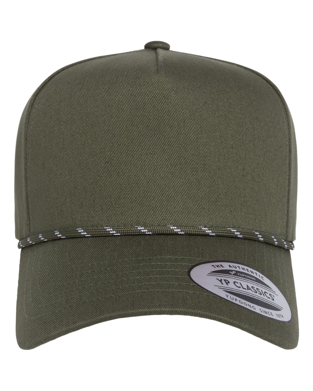YP Classics 5079BD Retro Cotton Blend Five-Panel Rope Cap
