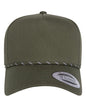 YP Classics 5079BD Retro Cotton Blend Five-Panel Rope Cap