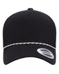 YP Classics 5389BD Five-Panel Perforated Rope Cap