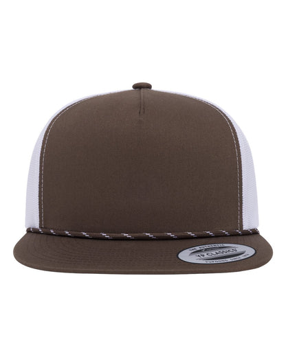 YP Classics 6006BD Classic Five-Panel Trucker Rope Cap