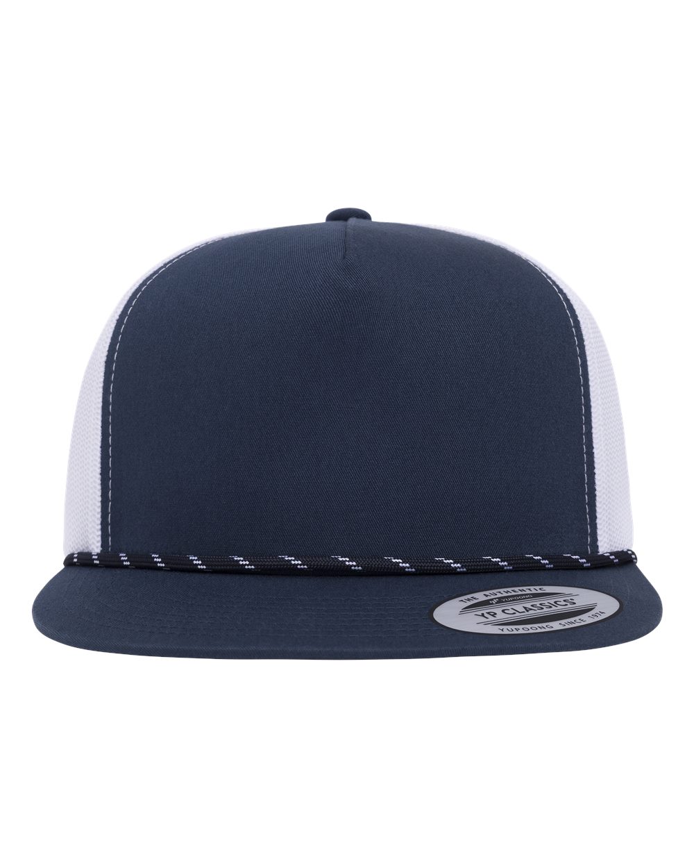 YP Classics 6006BD Classic Five-Panel Trucker Rope Cap