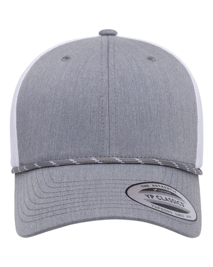 YP Classics 6606BD Retro Trucker Rope Cap