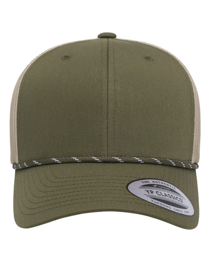 YP Classics 6606BD Retro Trucker Rope Cap