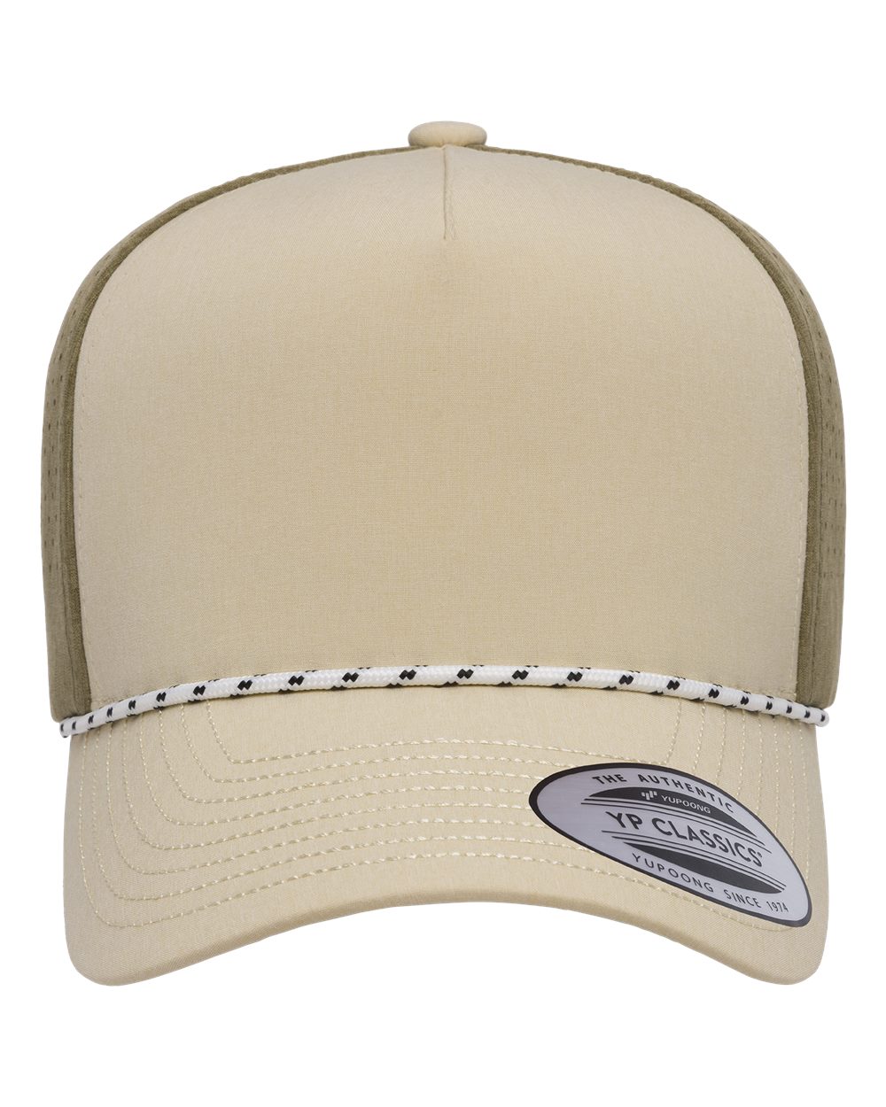 YP Classics 5389BD Five-Panel Perforated Rope Cap