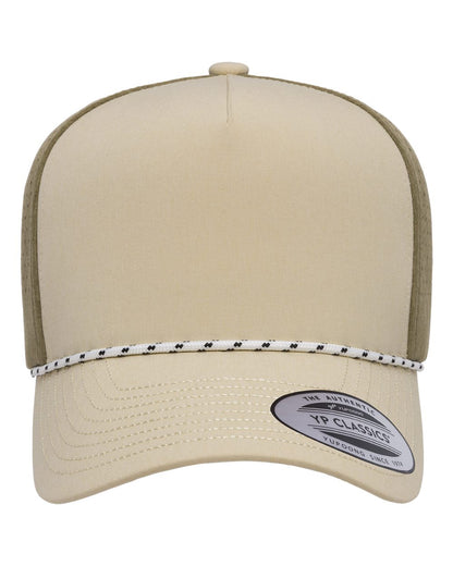YP Classics 5389BD Five-Panel Perforated Rope Cap