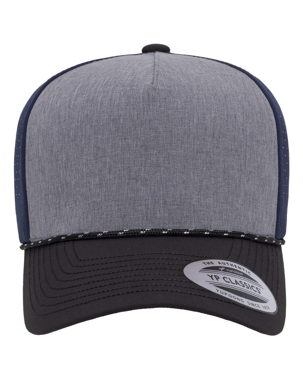 YP Classics 5389BD Five-Panel Perforated Rope Cap