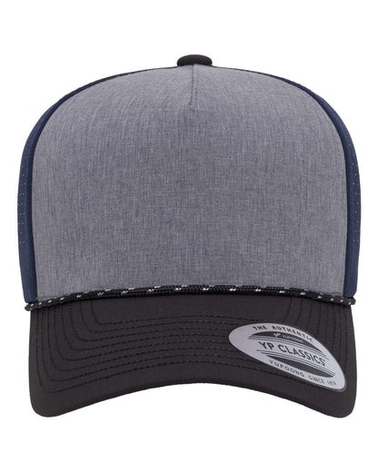 YP Classics 5389BD Five-Panel Perforated Rope Cap
