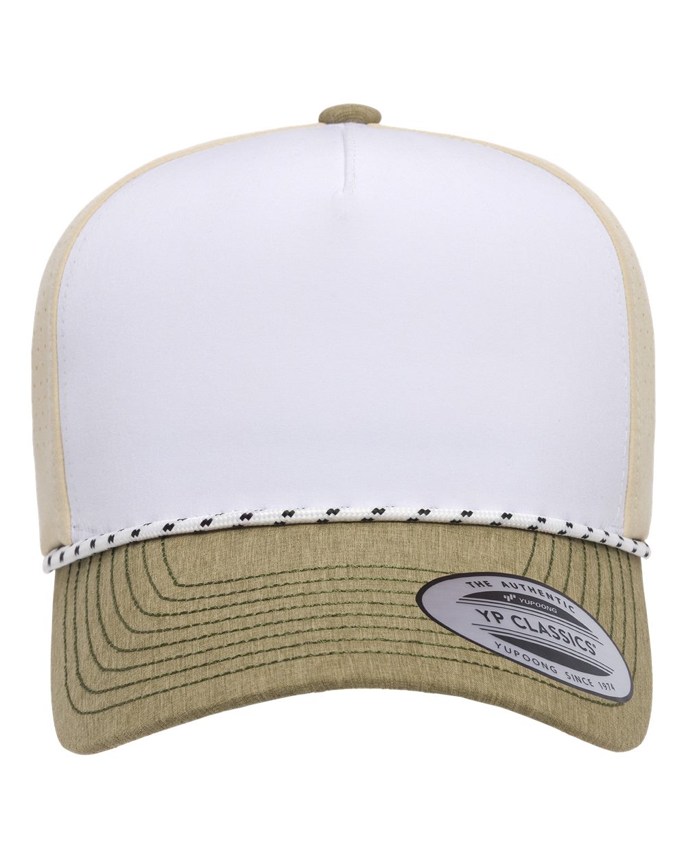 YP Classics 5389BD Five-Panel Perforated Rope Cap