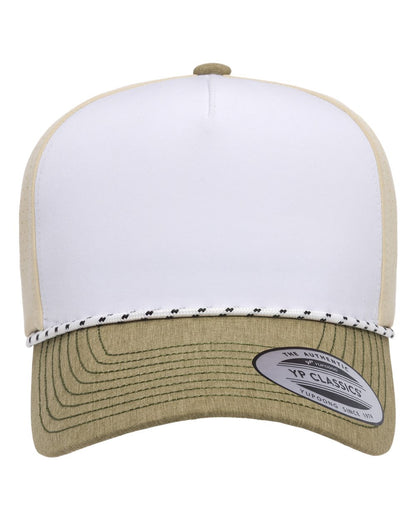 YP Classics 5389BD Five-Panel Perforated Rope Cap