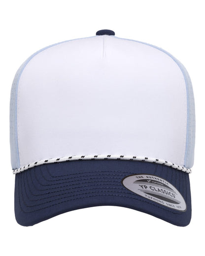 YP Classics 5389BD Five-Panel Perforated Rope Cap