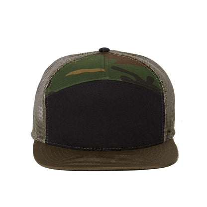 Richardson 168 7-Panel Hi-Profile Trucker Hat Additional Image 4