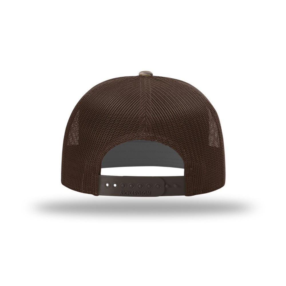 Richardson 168P 7-Panel Hi-Profile Trucker Hat Additional Image 2