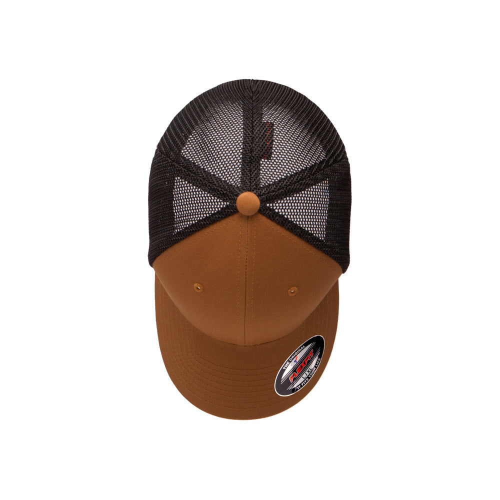 22flexfit trucker hat mesh cap 6511 navy graphite 3
