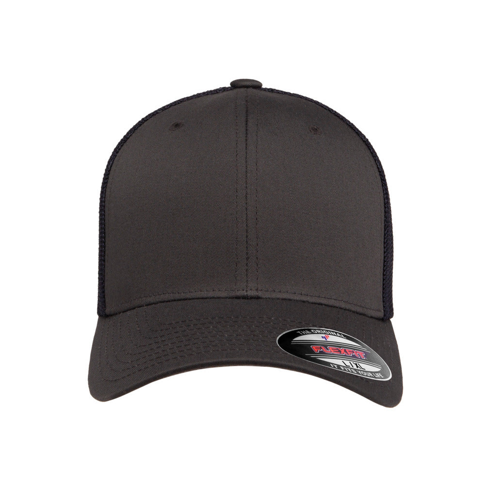 22flexfit trucker hat mesh cap 6511 royal white 3