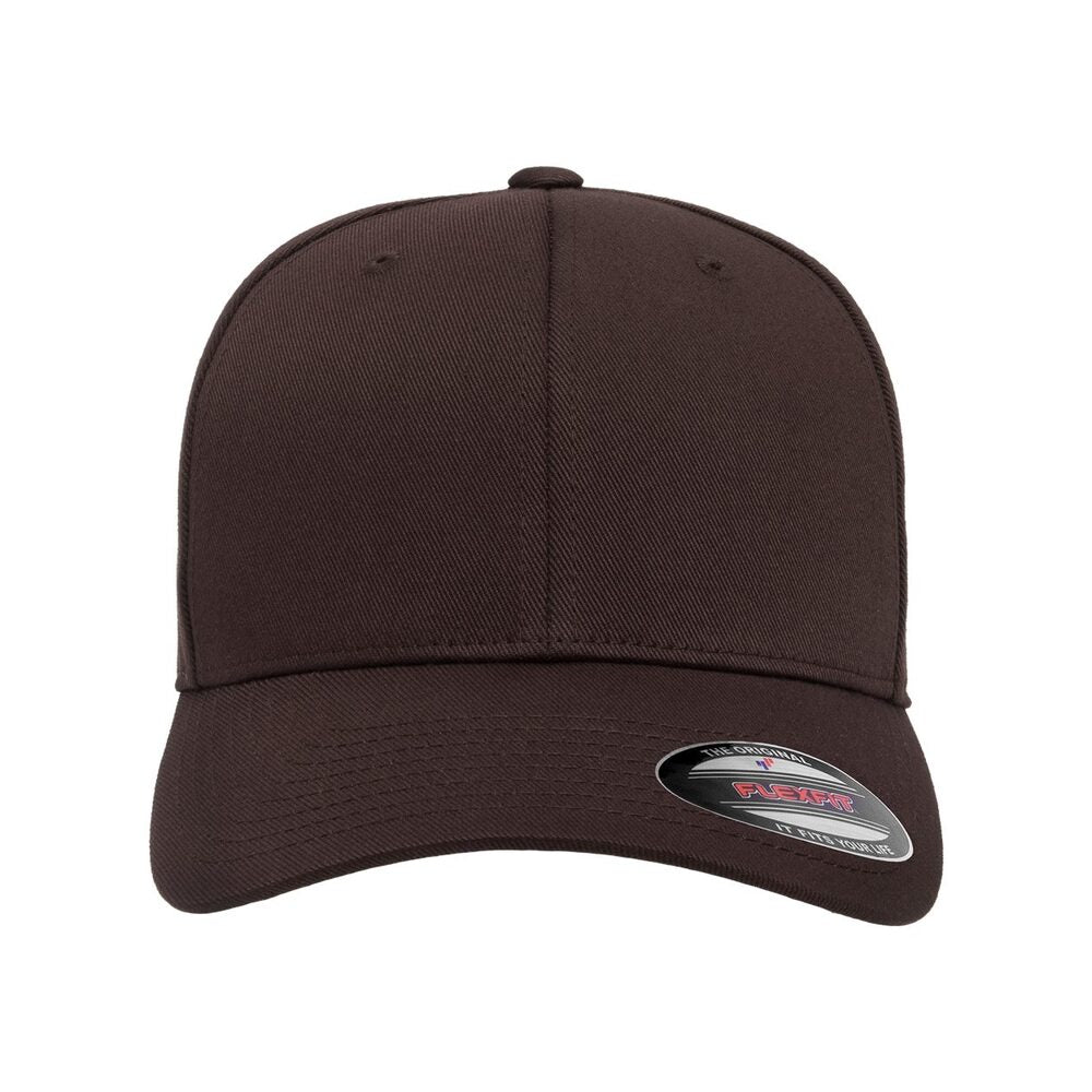22flexfit wooly combed twill fitted cap 6277 dark grey 2