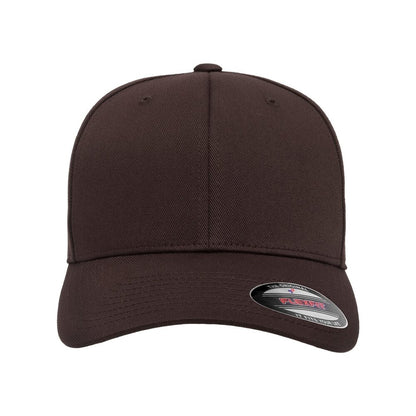 22flexfit wooly combed twill fitted cap 6277 dark grey 2