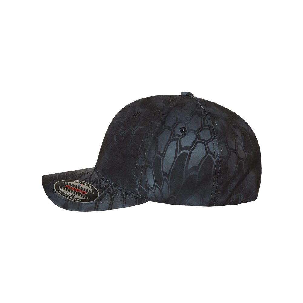 22flexfit wooly combed twill fitted cap 6277 pepper green 2