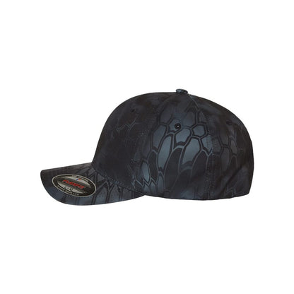22flexfit wooly combed twill fitted cap 6277 pepper green 2