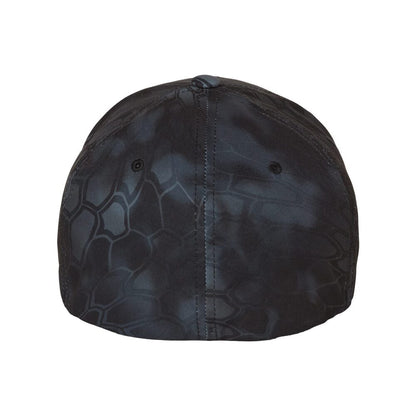 22flexfit wooly combed twill fitted cap 6277 pepper green 3