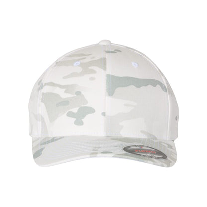 22flexfit wooly combed twill fitted cap 6277 red 3