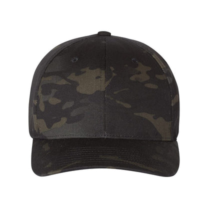 22flexfit wooly combed twill fitted cap 6277 spruce 3