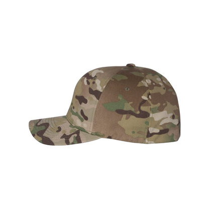 22flexfit wooly combed twill fitted cap 6277 white 4