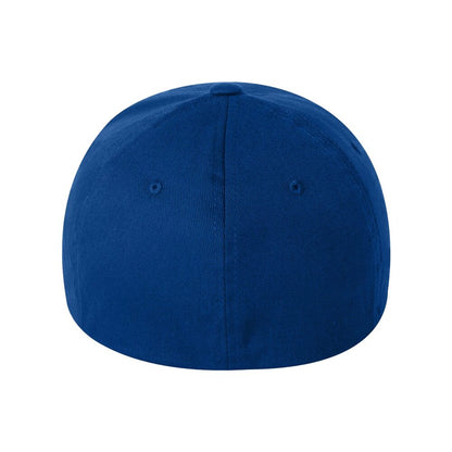 22flexfit wooly combed twill fitted cap 6277 royal blue 4