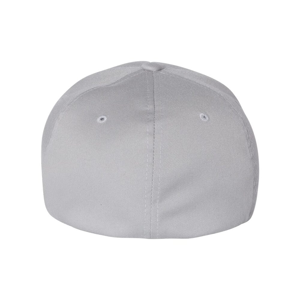 22flexfit wooly combed twill fitted cap 6277 silver 4