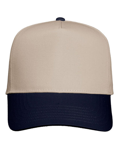 Valucap 8869 Five-Panel Twill Cap