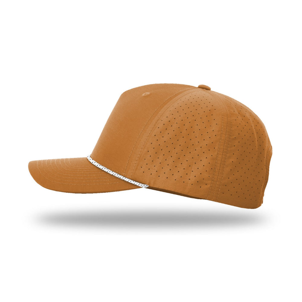 Richardson 355 Laser Perforated 5-panel Trucker w/Rope Additional Image 4