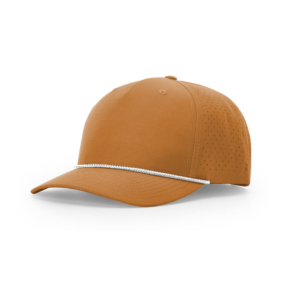 Richardson 355 Laser Perforated 5-panel Trucker w/Rope Additional Image 3