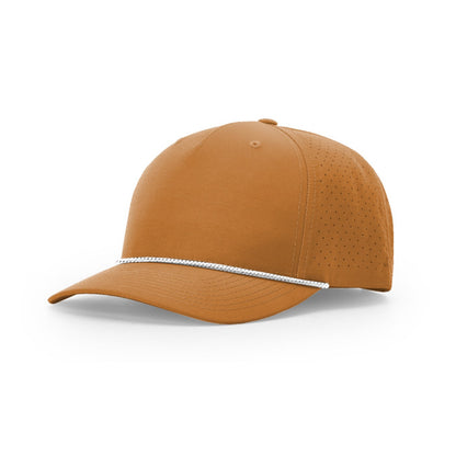 Richardson 355 Laser Perforated 5-panel Trucker w/Rope Additional Image 3