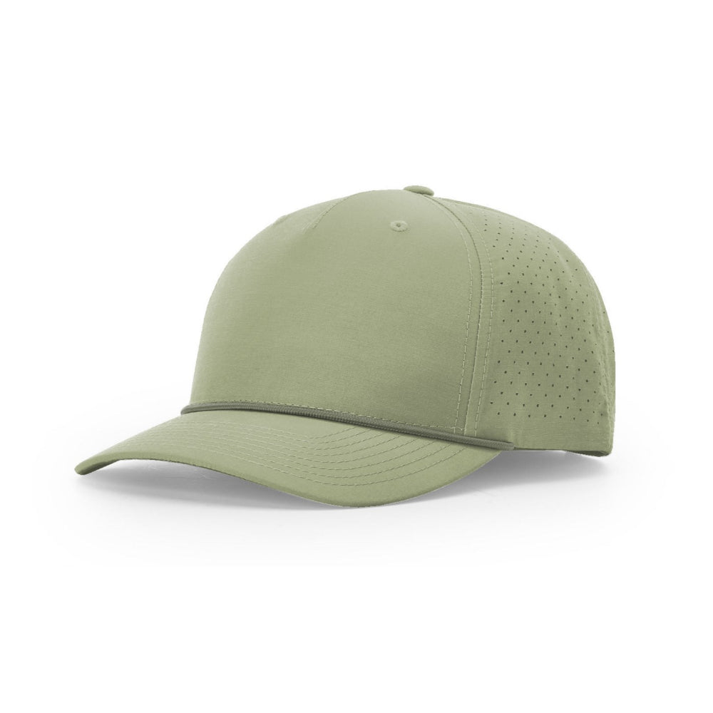Richardson 355 Laser Perforated 5-panel Trucker w/Rope Additional Image 9