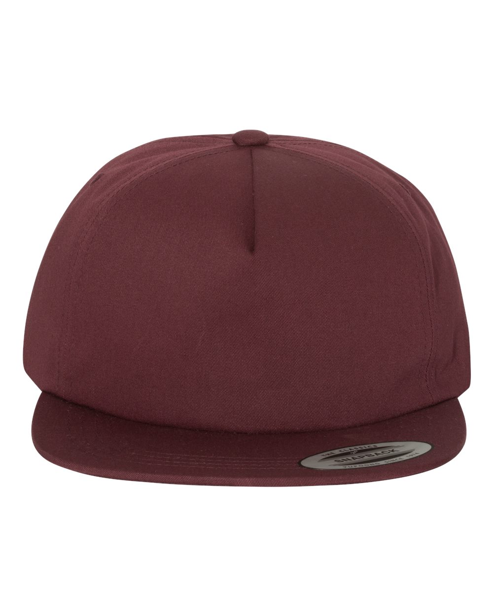 YP Classics 6502 Lightly-Structured Five-Panel Snapback Cap
