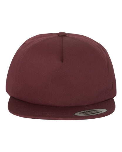 YP Classics 6502 Lightly-Structured Five-Panel Snapback Cap
