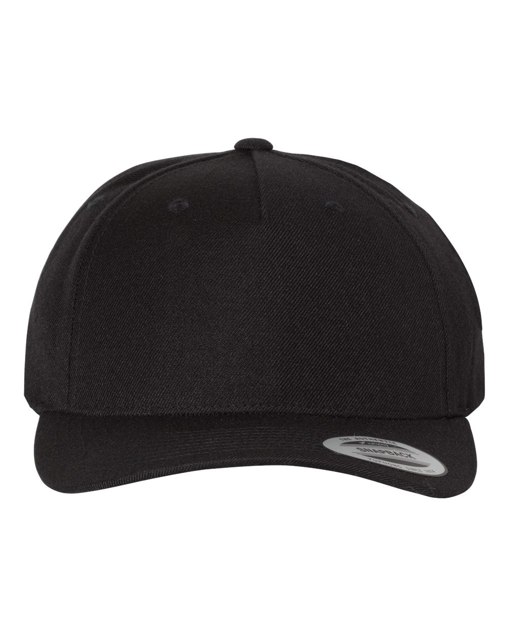 YP Classics 5789M Premium Five-Panel Curved Bill Snapback Cap