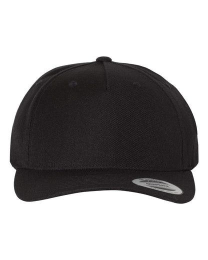 YP Classics 5789M Premium Five-Panel Curved Bill Snapback Cap